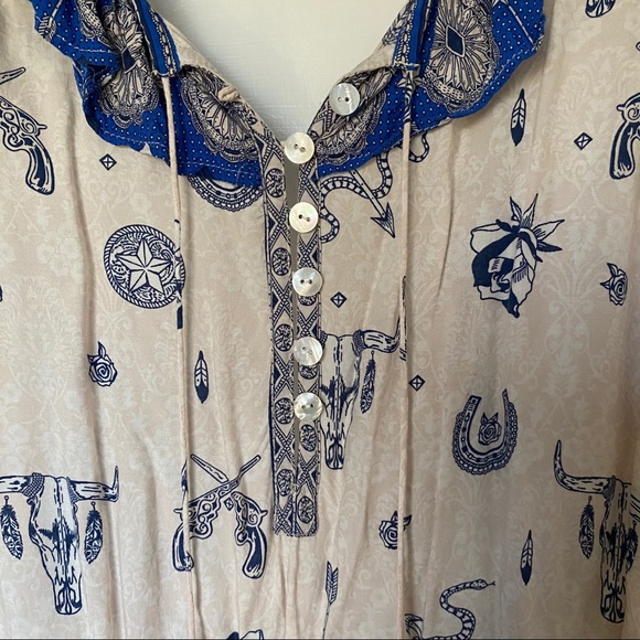 Rare SPELL coyote backless shift dress - Picture 6 of 9